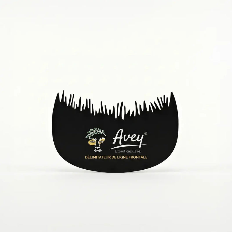 Délimitateur de ligne frontale Avey pour appliquer la poudre densifiante cheveux.