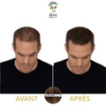 Poudre densifiante cheveux chatain homme avant apres Avey