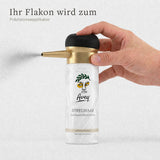 Präzisionsapplikator auf Avey Streuhaar-Flakon
