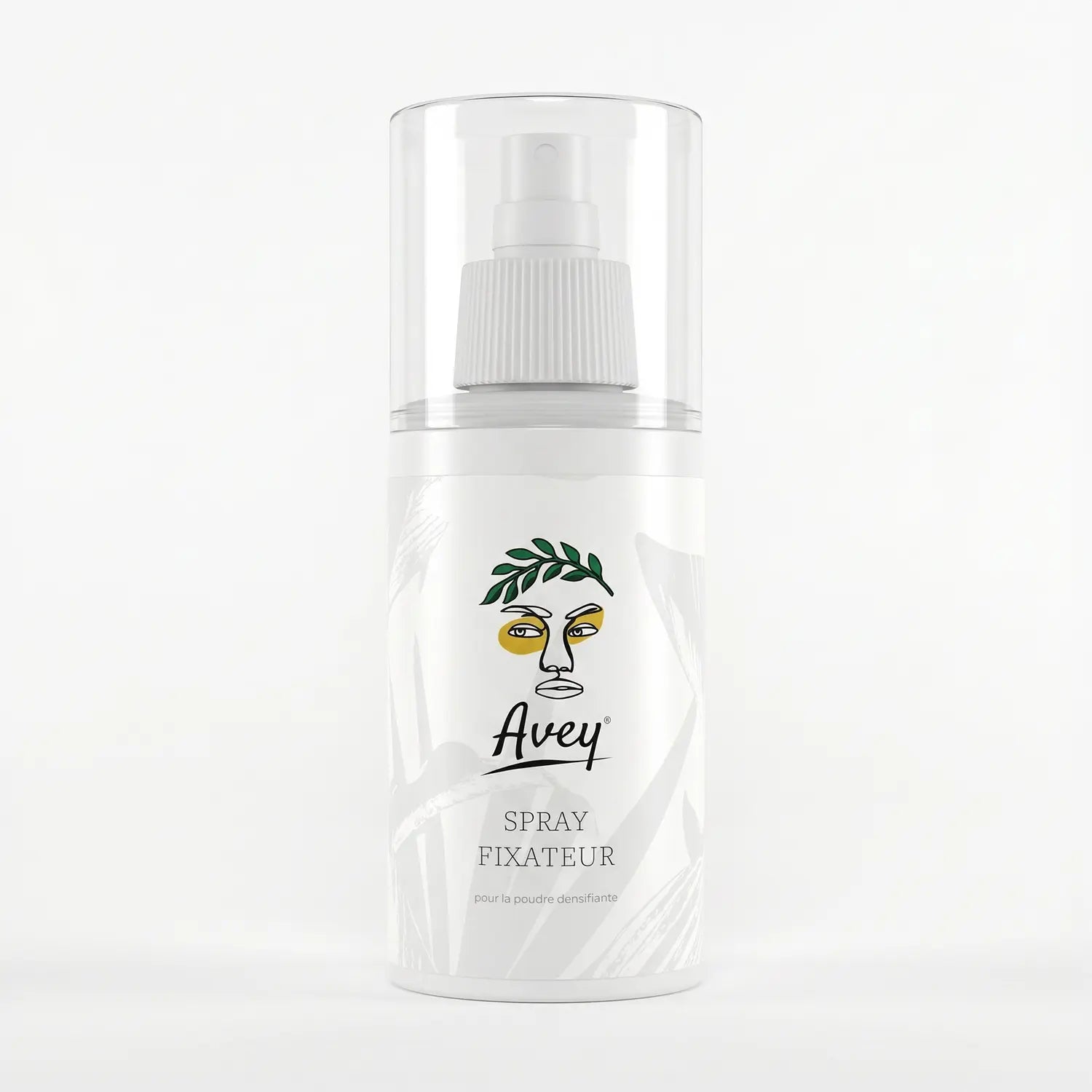 Spray fixateur pour la poudre densifiante pour cheveux Avey.