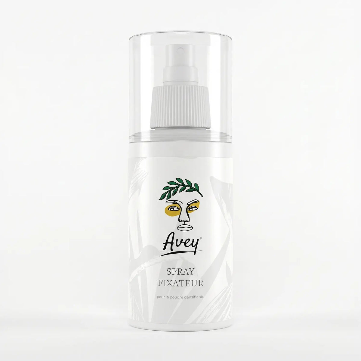 Spray fixateur pour la poudre densifiante pour cheveux Avey.