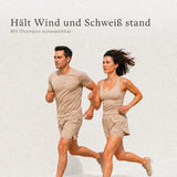Streuhaar bei Wind und Schweiß